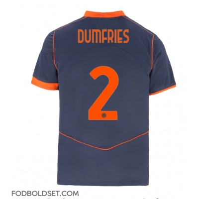 Inter Milan Denzel Dumfries #2 Tredjetrøje 2025-26 Kortærmet Inter Milan Denzel Dumfries #2 Tredjetrøje 2025-26 Kortærmet